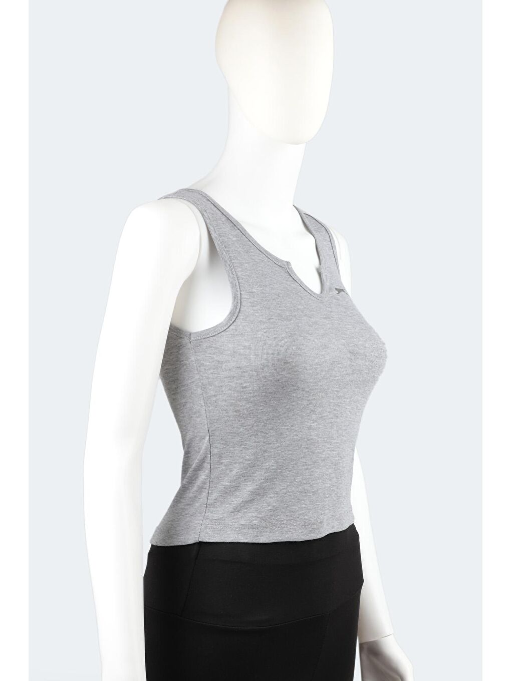 YURA Kadın Fitness Tişört Gri-4