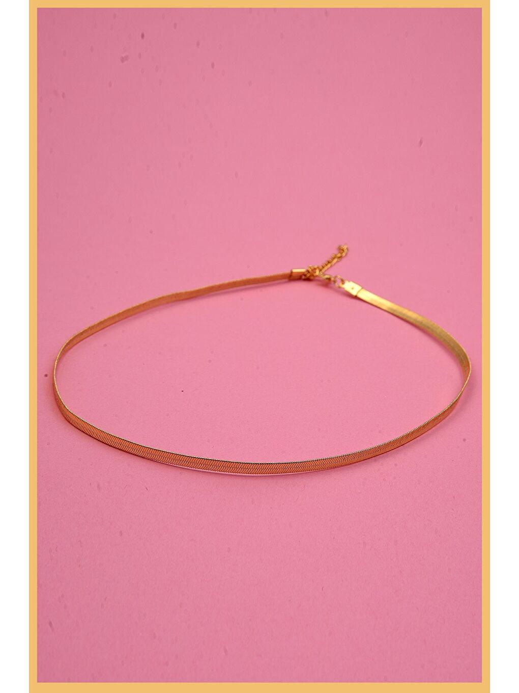 Sarı Altın Kaplama İtalyan Zincir Kolye