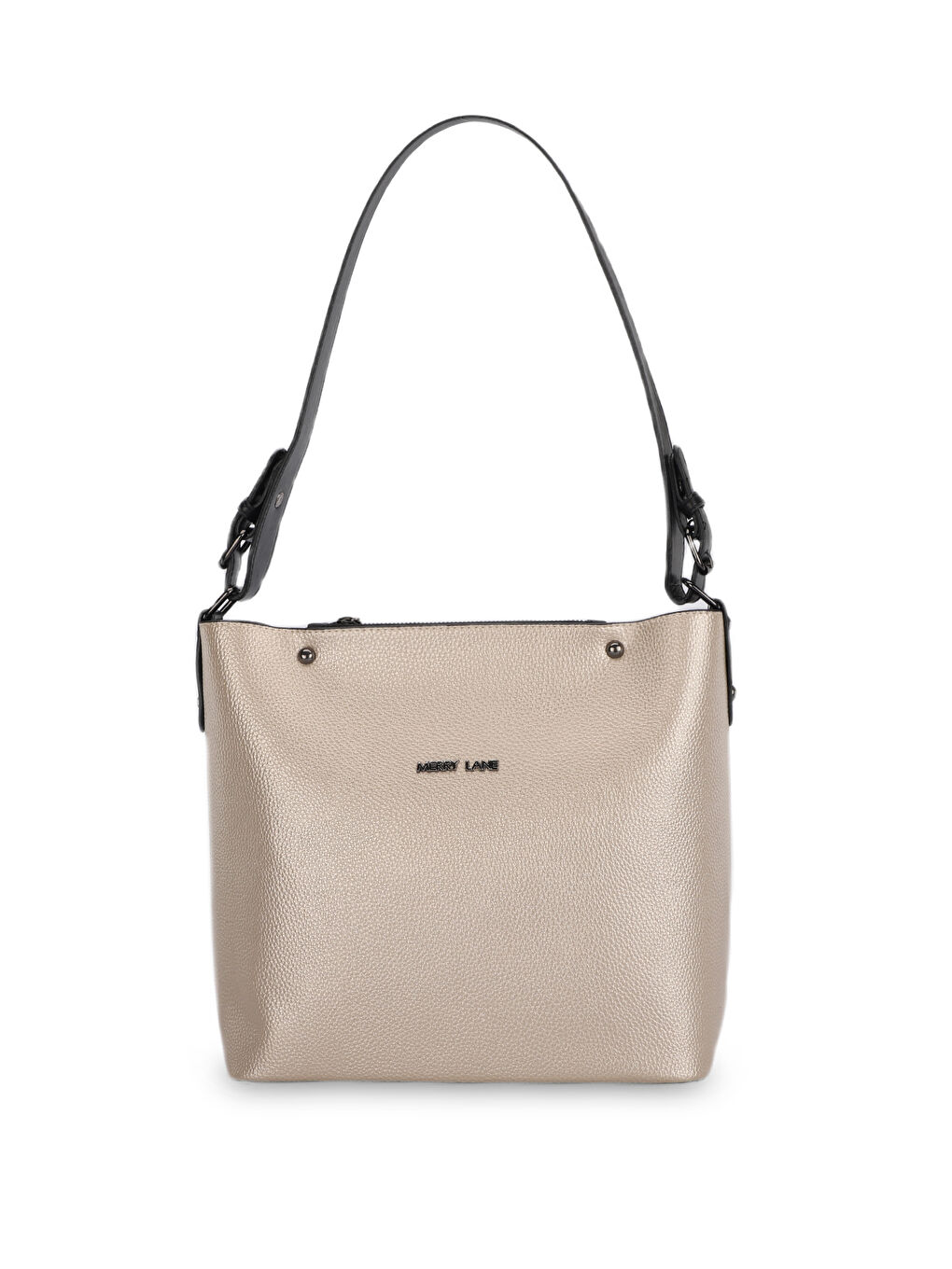 Sarı PALERMO NATUREL Kadın Altın Omuz Çantası-1