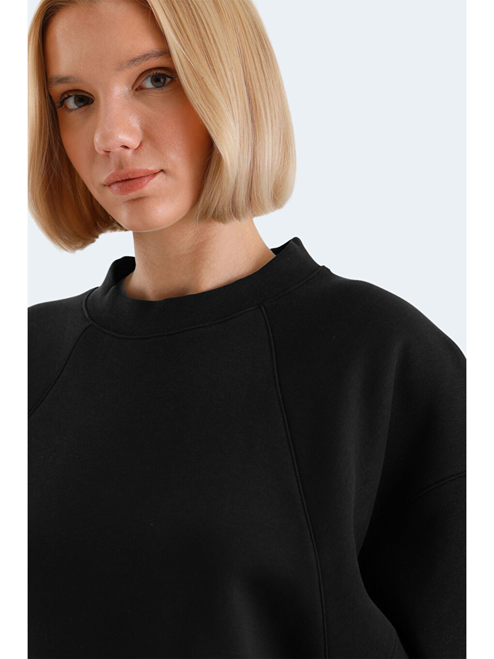 VIA Kadın Siyah Sweatshirt-3