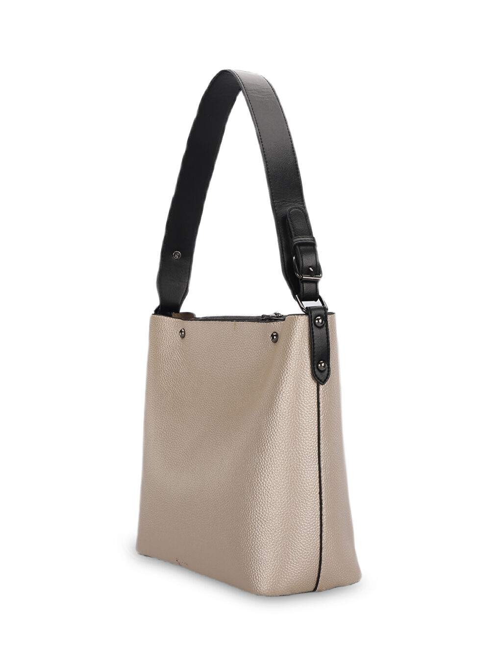 Sarı PALERMO NATUREL Kadın Altın Omuz Çantası-3