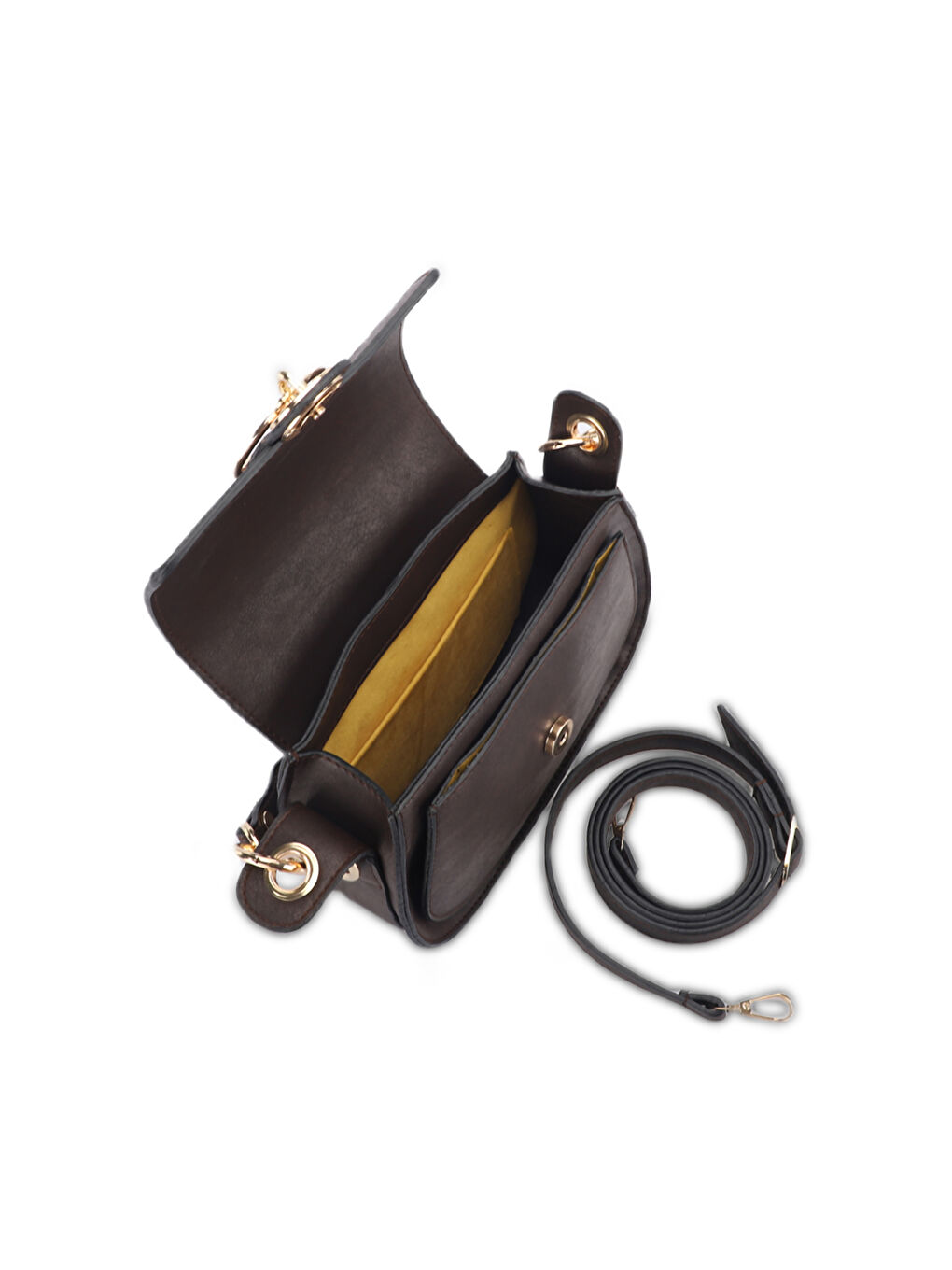 Kahverengi PRAG VIYANA Kadın Kahve El Çantası-4