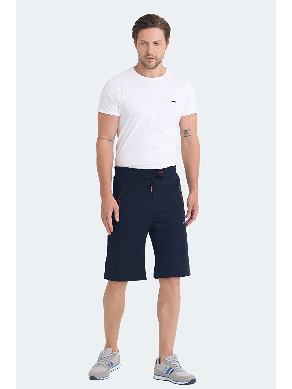 OSAKU I Erkek Cepli Lacivert Şort-5