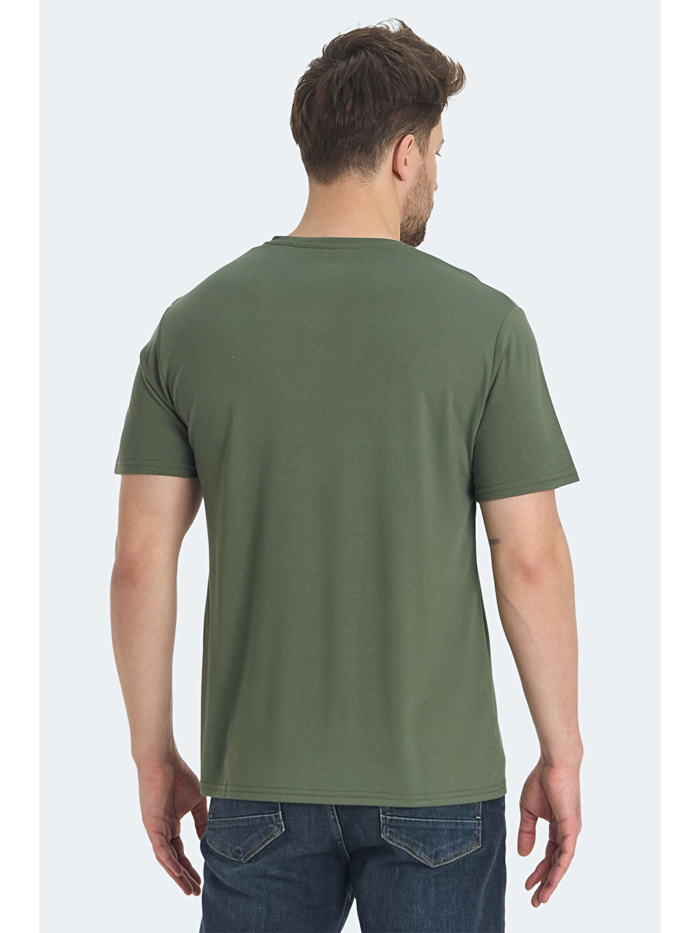 KRAKKER Erkek Haki Tişört-1