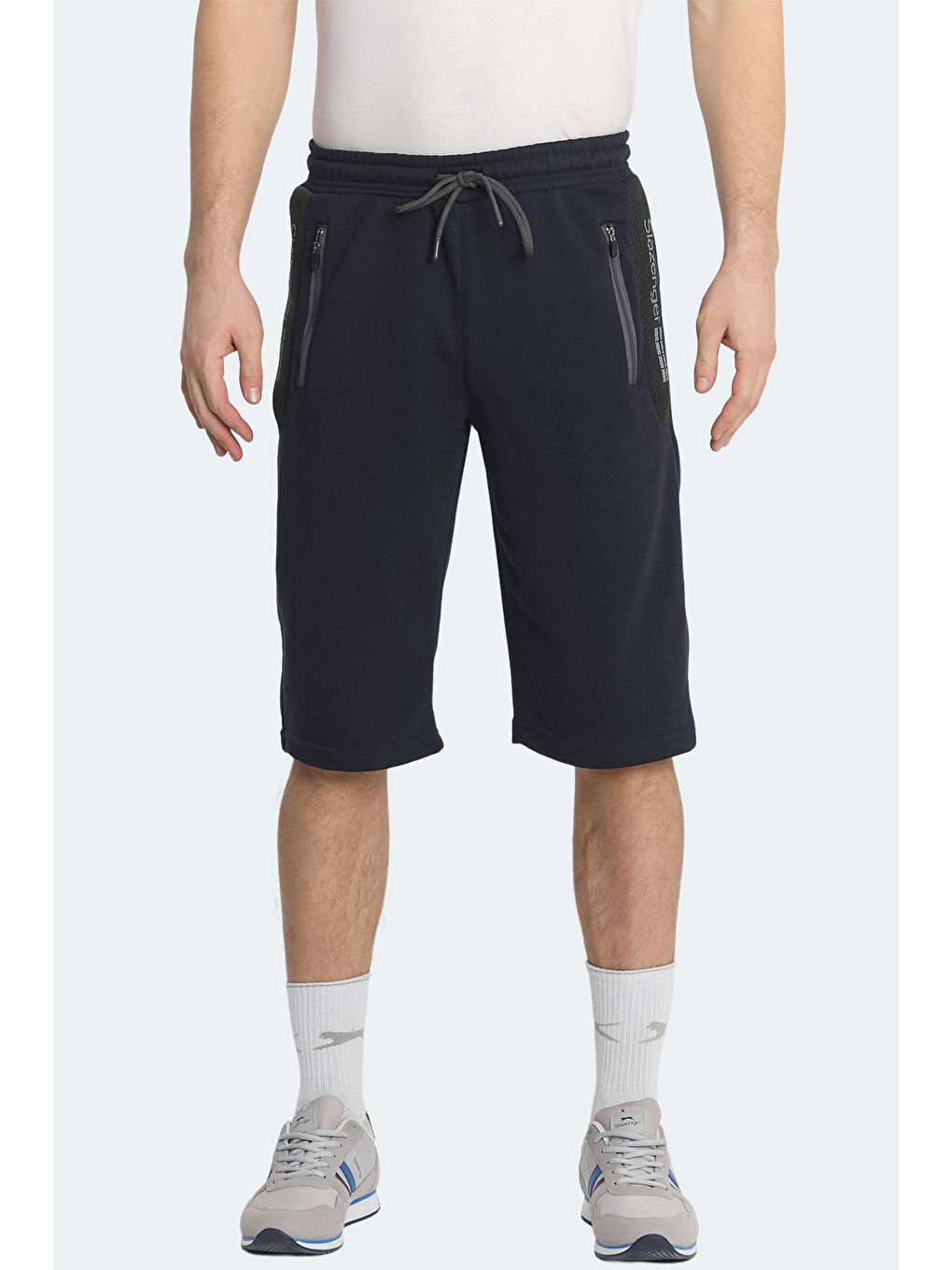 NEACEL Erkek Cepli Kapri Lacivert Şort-1