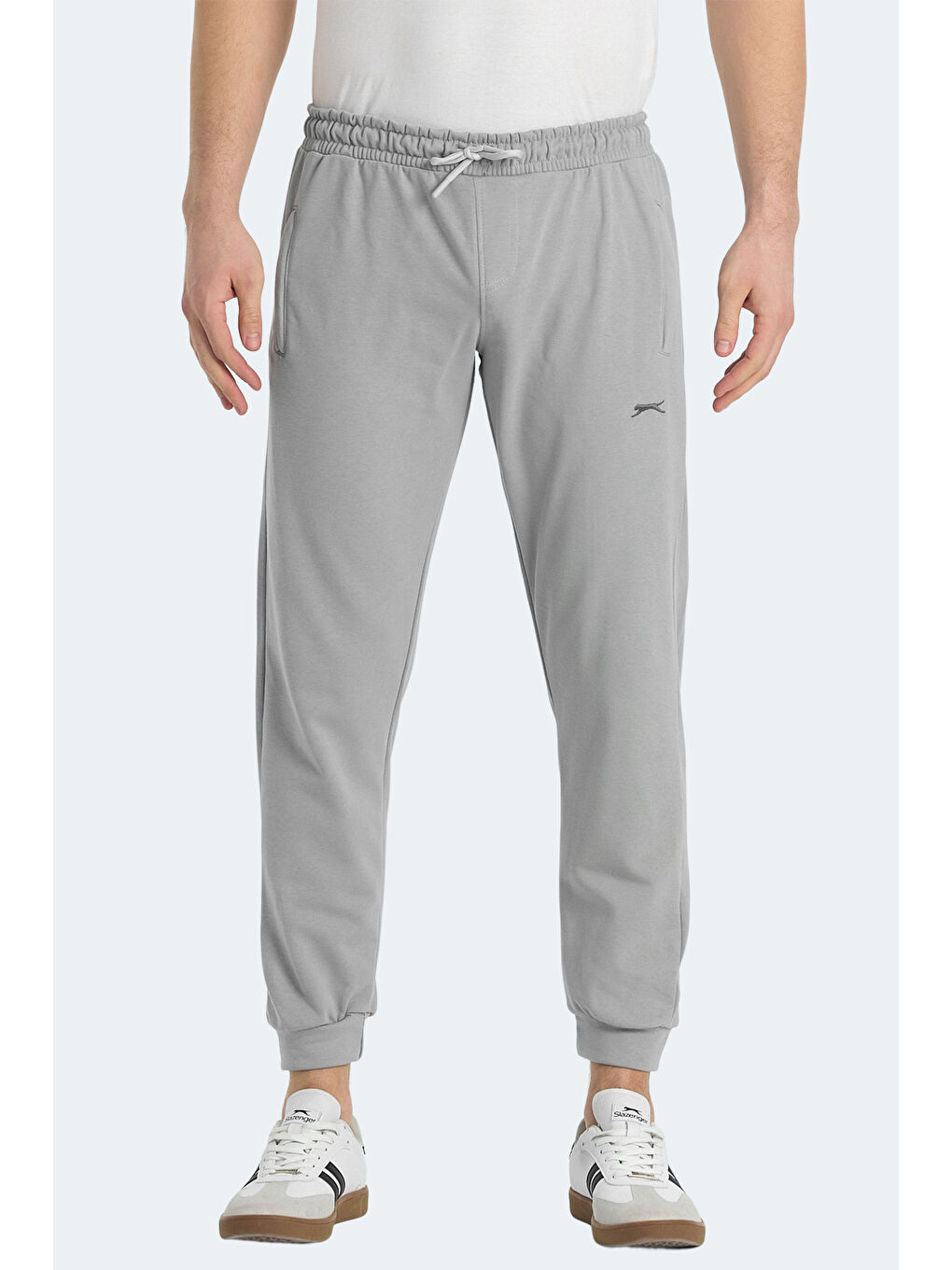 KISHA IN Erkek Cepli Dar Paça Gri Eşofman Altı-1