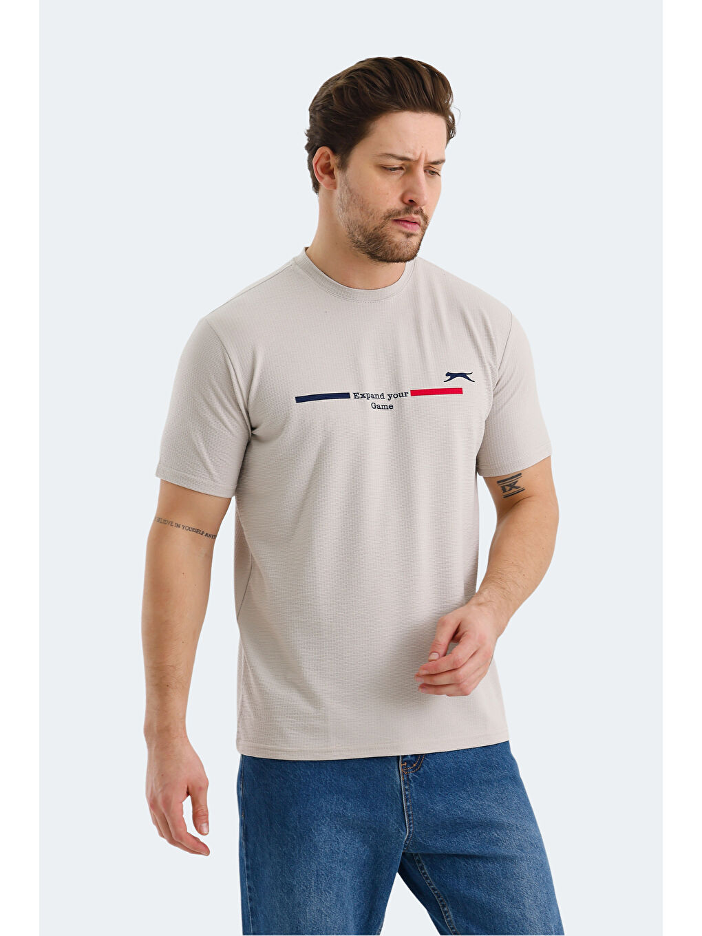 BANDIT Erkek Tişört Gri-2