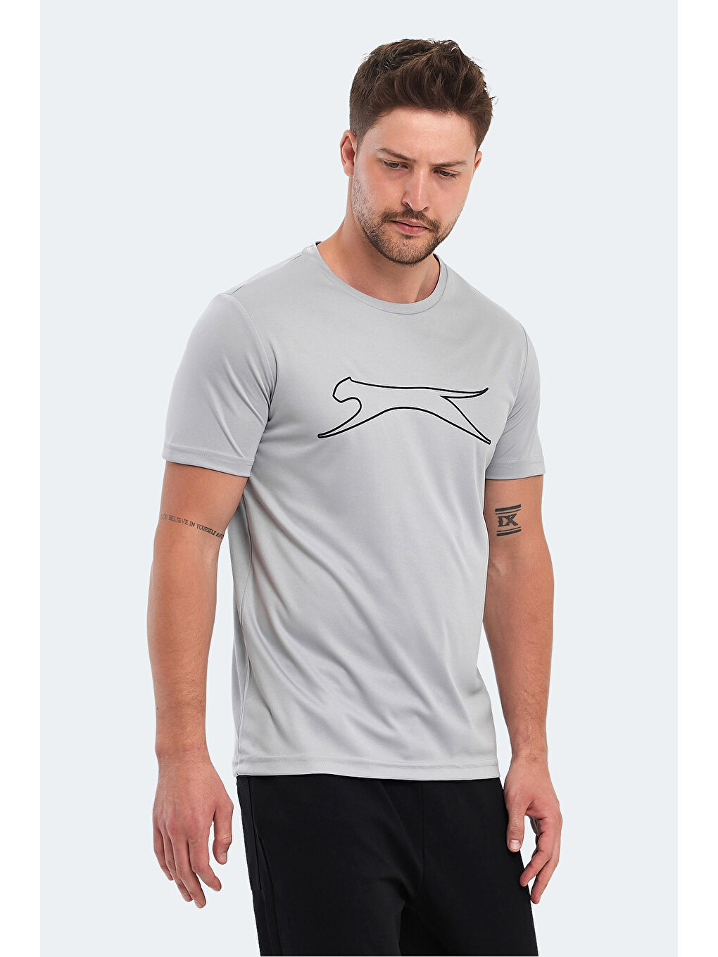 Erkek Tişört Gri-2