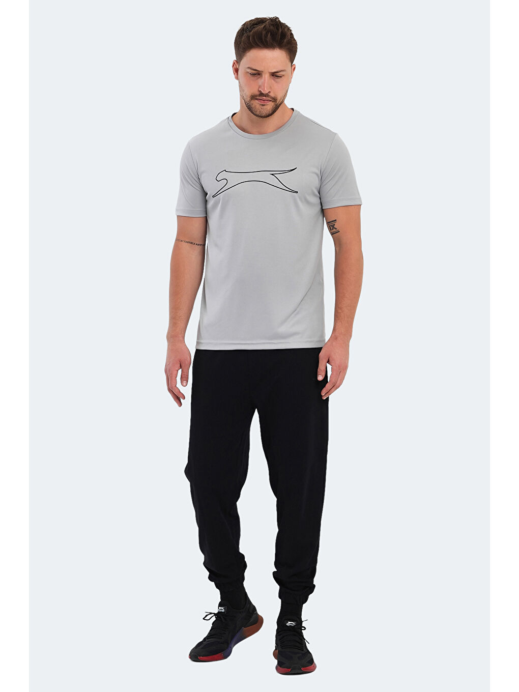 Erkek Tişört Gri-6