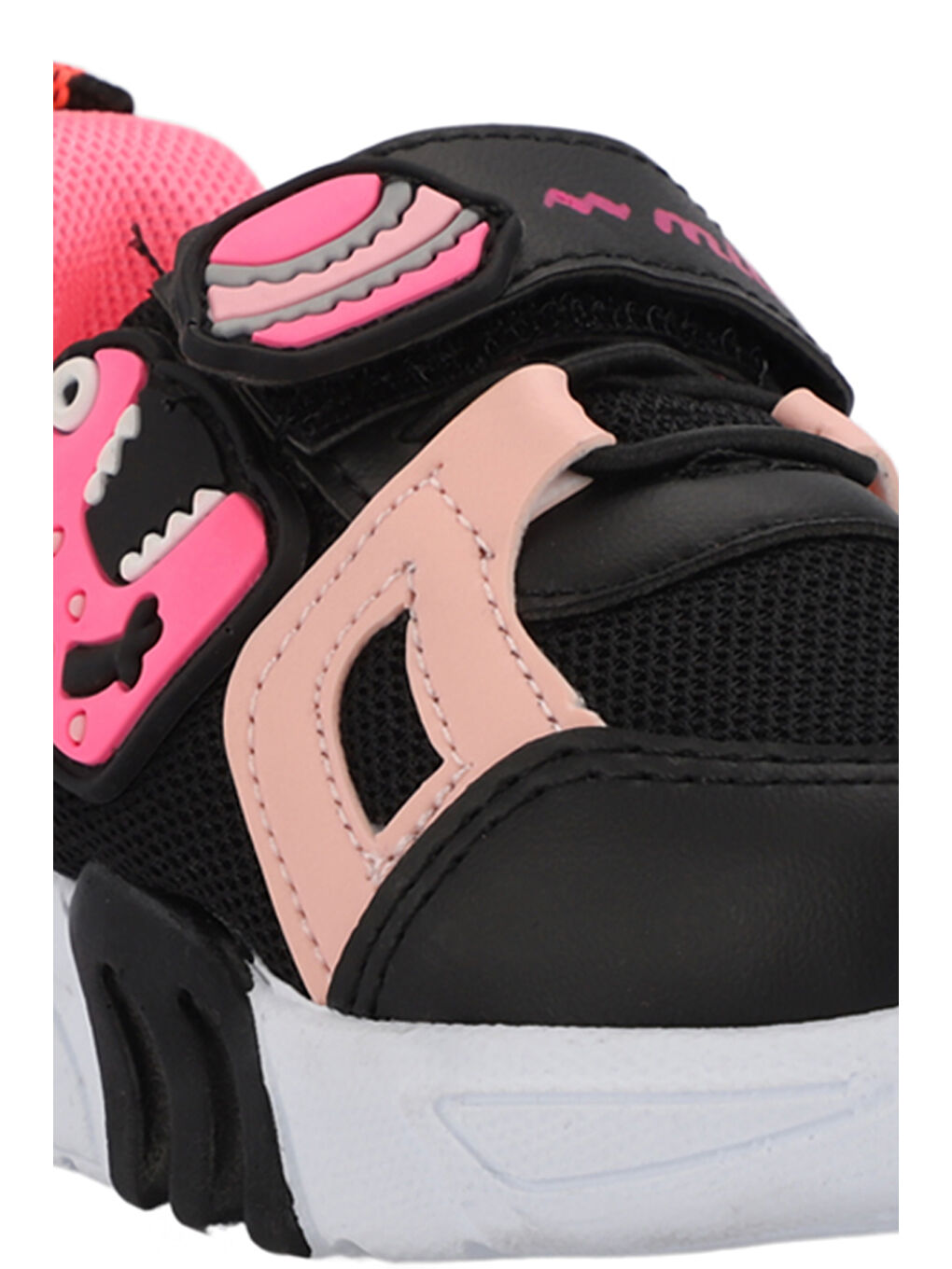 PANAMA IN Kız Çocuk Siyah / Fuşya Sneaker-3