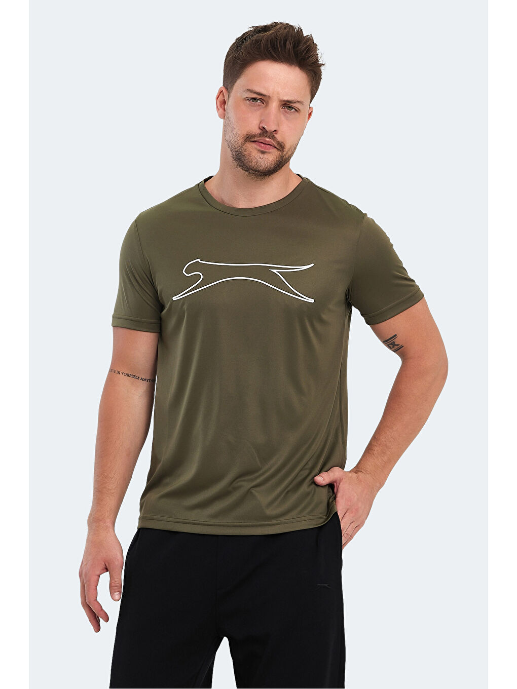 Erkek Tişört Haki-2