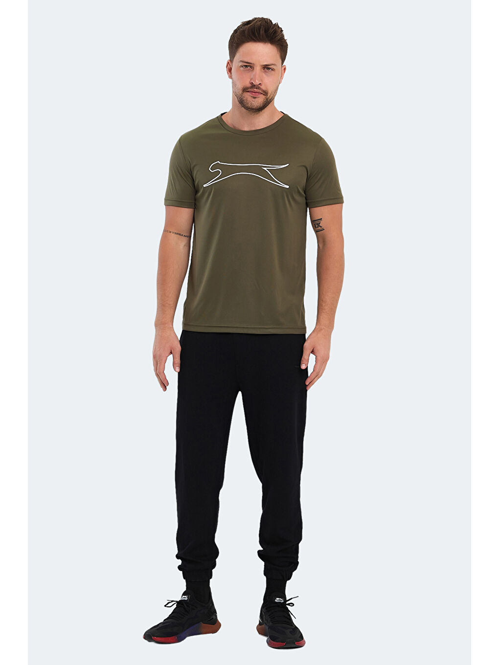 Erkek Tişört Haki-6