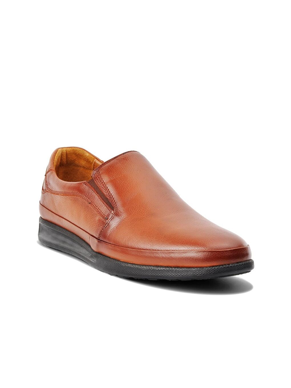 Kahverengi 704 Taba Hakiki Deri Erkek Günlük Ayakkabı-2