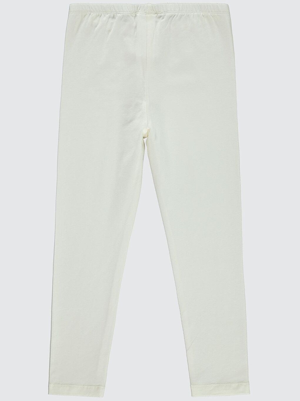 Girls Basic 6-9 Yaş Tayt - Ekru 6-7 Yaş