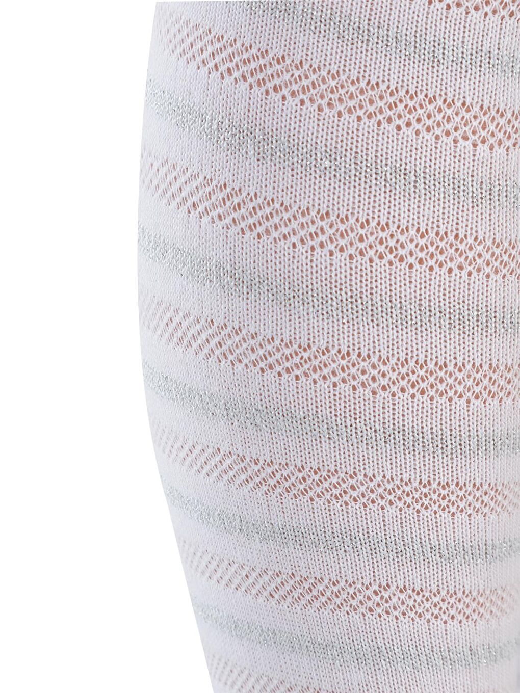 Girls Fileli 3-11 Yas Kız Külotlu Çorap - Beyaz 11-12 Yaş-1