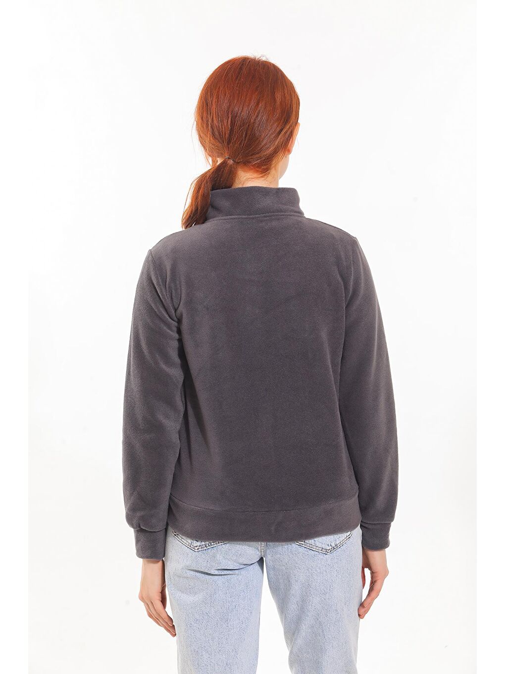 SOUL I Kadın Polar Koyu Gri-2