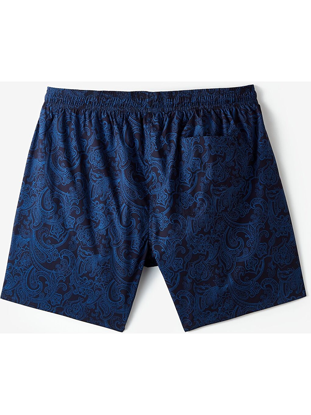 Mavi Erkek Desenli Deniz Şortu-5