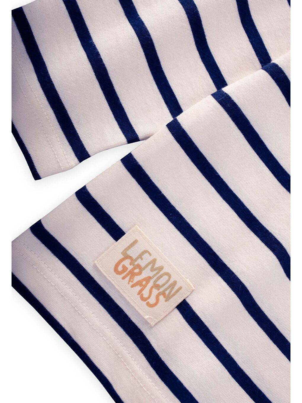 Lacivert Erkek Çocuk Çizgili Sweatshirt-2