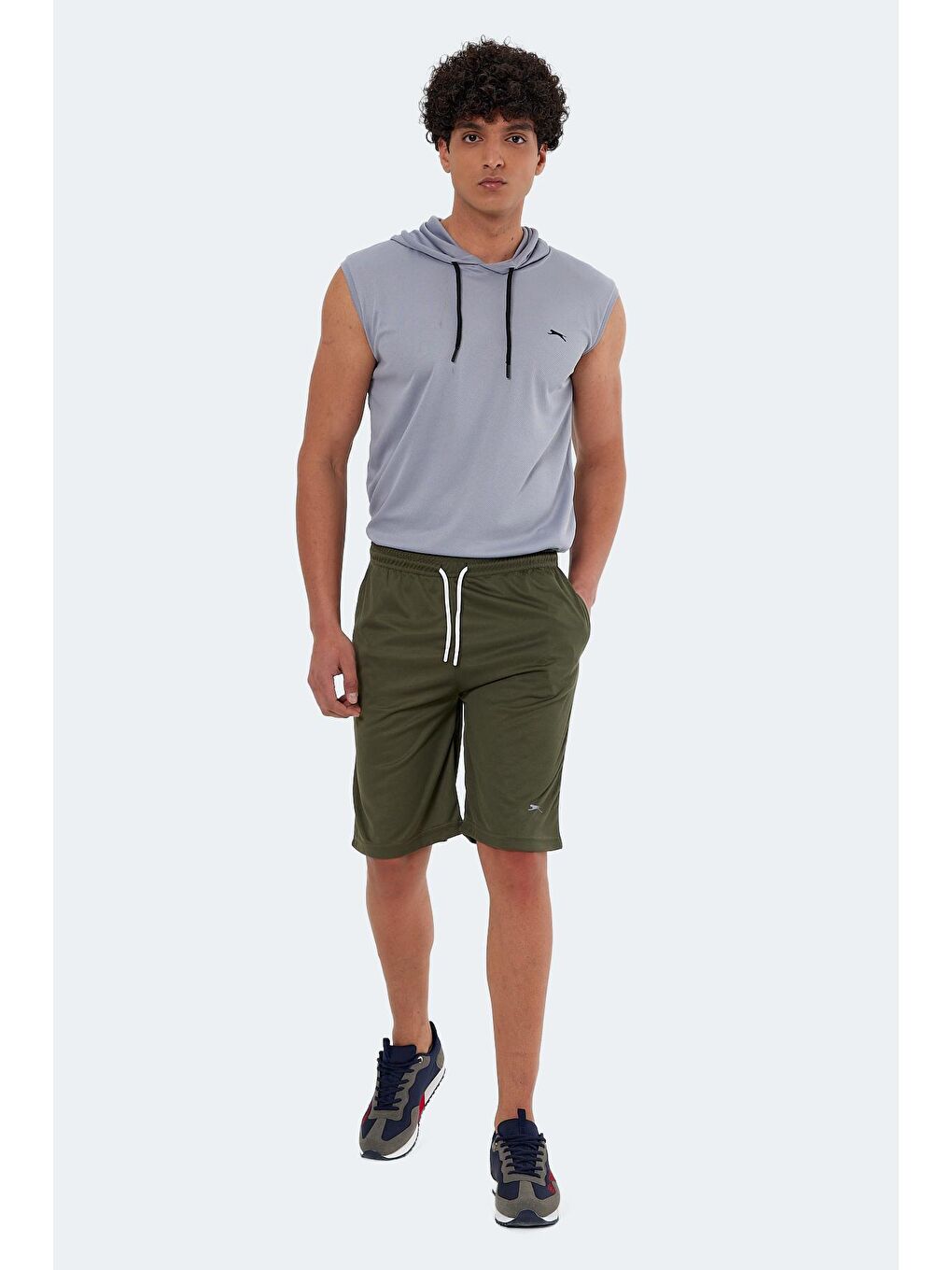 SANTTU Erkek Şort Haki-3