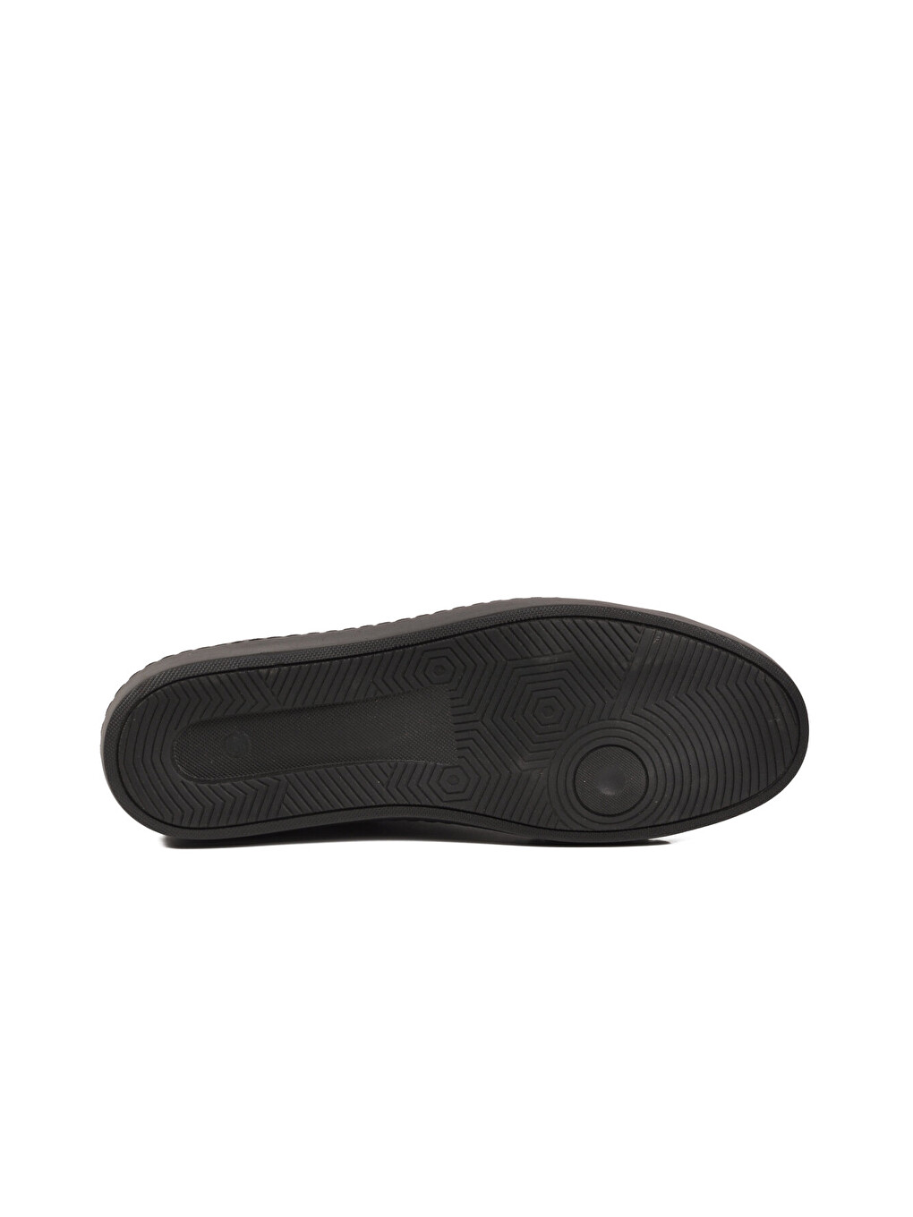 Siyah Floter Büyük Numara Hakiki Deri Erkek Casual Ayakkabı Sneaker 751m21 M-4
