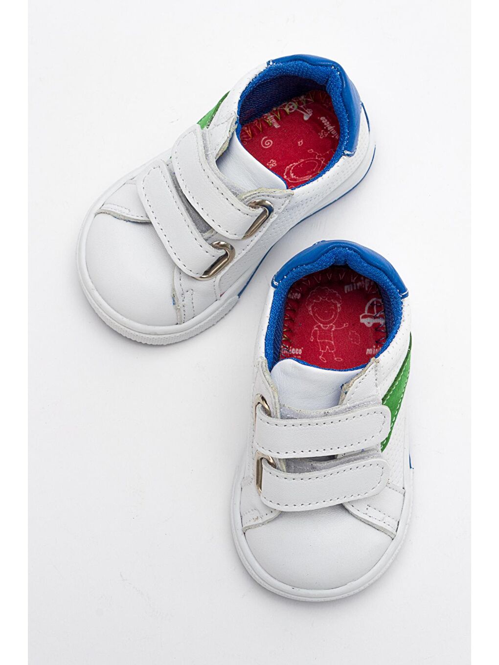 Erkek Çocuk Beyaz Hakiki Deri Günlük Ayakkabı-3