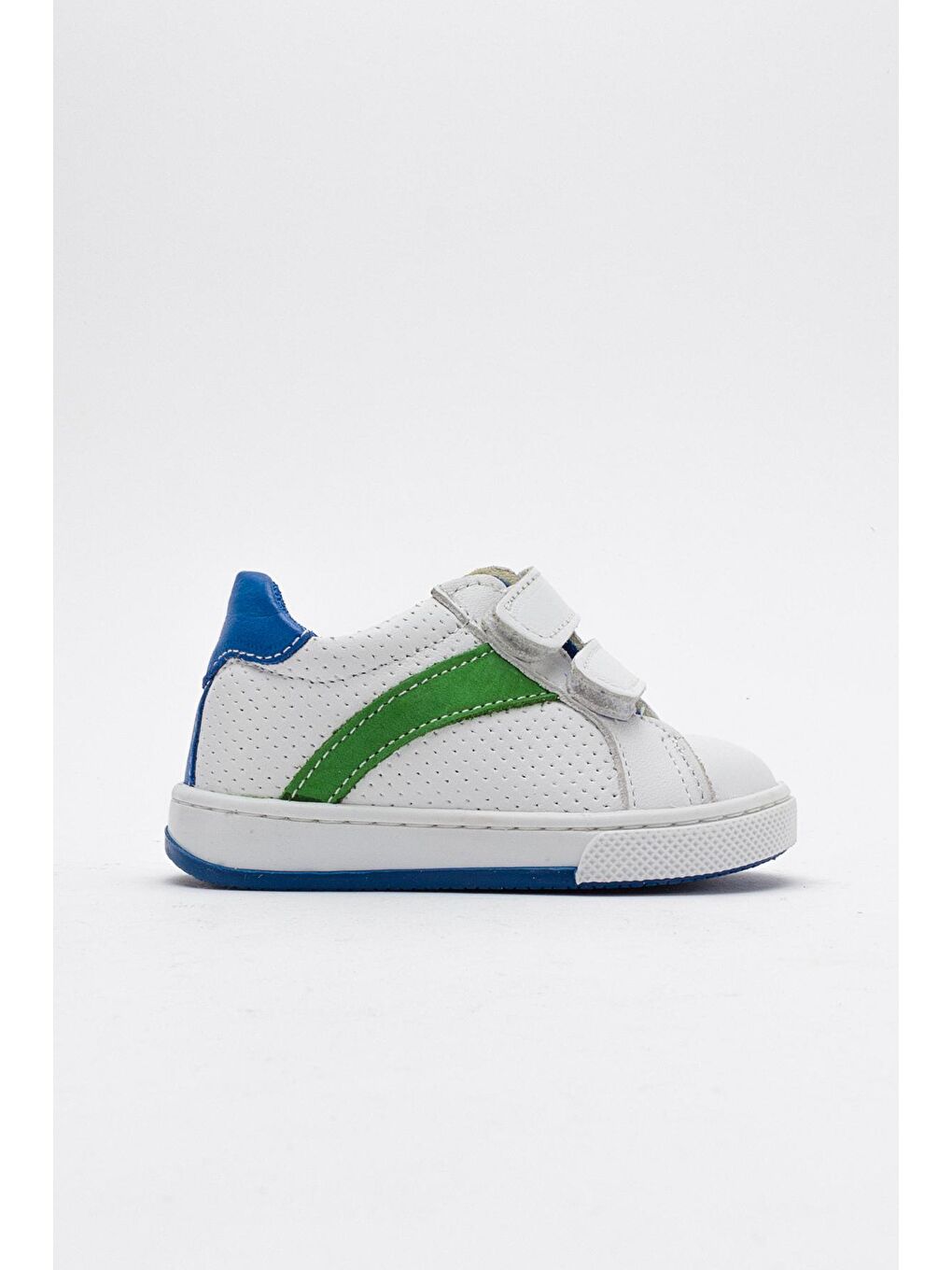 Erkek Çocuk Beyaz Hakiki Deri Günlük Ayakkabı-4