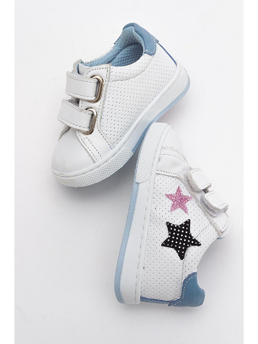 Kız Çocuk Beyaz Hakiki Deri Günlük Ayakkabı-3