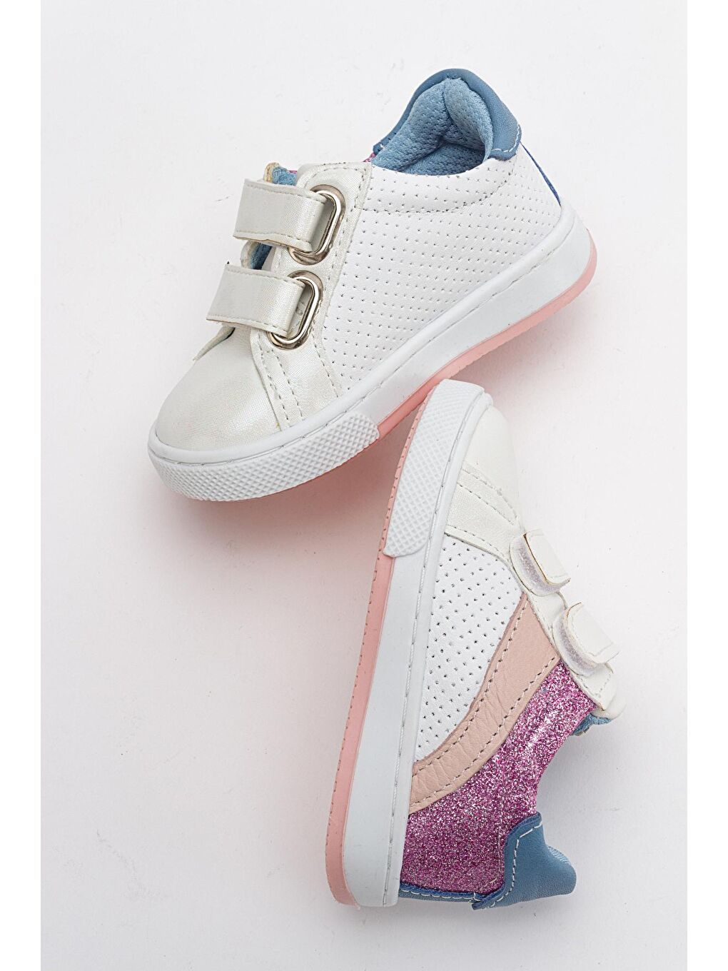 Kız Çocuk Beyaz Hakiki Deri Günlük Ayakkabı-3