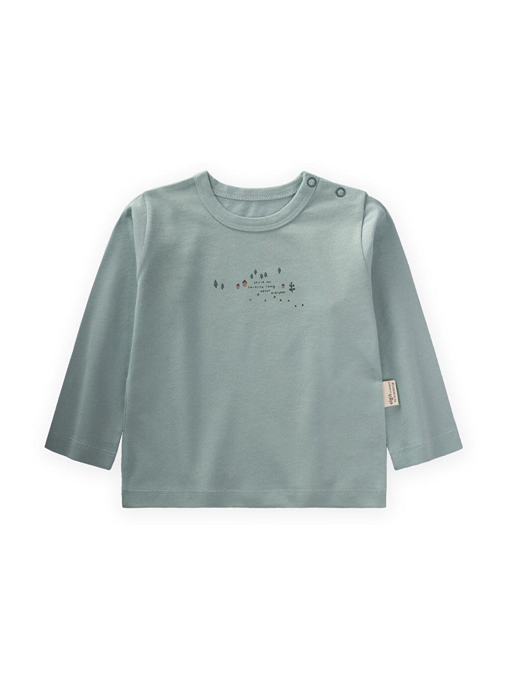 Baskılı Mevsimlik T-Shırt 0-4 Yaş Çağla Yeşili