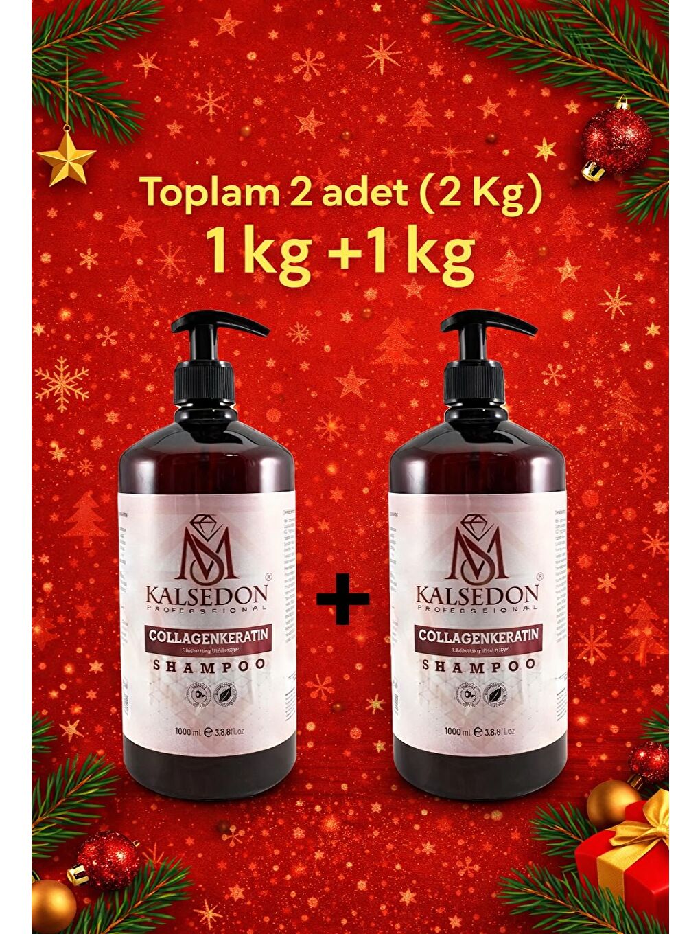 Kalsedon Hacim ve Dolgunluk Collagen+Keratin Şampuan 1000 Ml