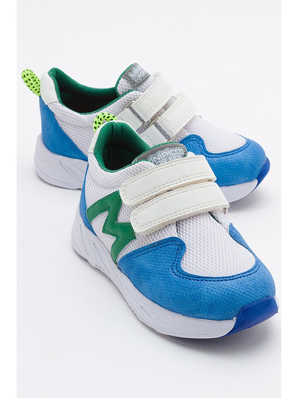 Erkek Çocuk Mavi-Beyaz Spor Ayakkabı