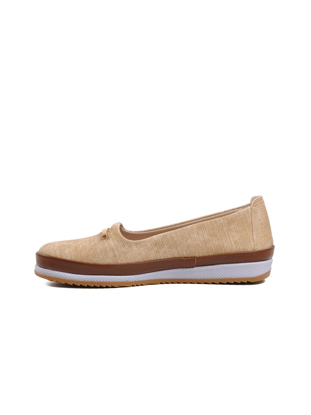 Kahverengi 166 Vizon-Taba Hakiki Deri Kadın Ayakkabı-1