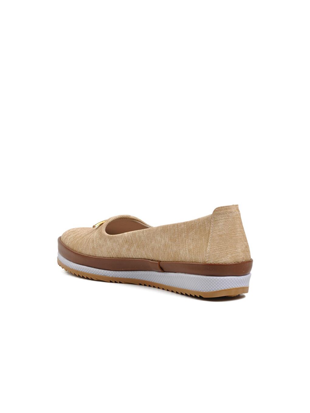 Kahverengi 166 Vizon-Taba Hakiki Deri Kadın Ayakkabı-3