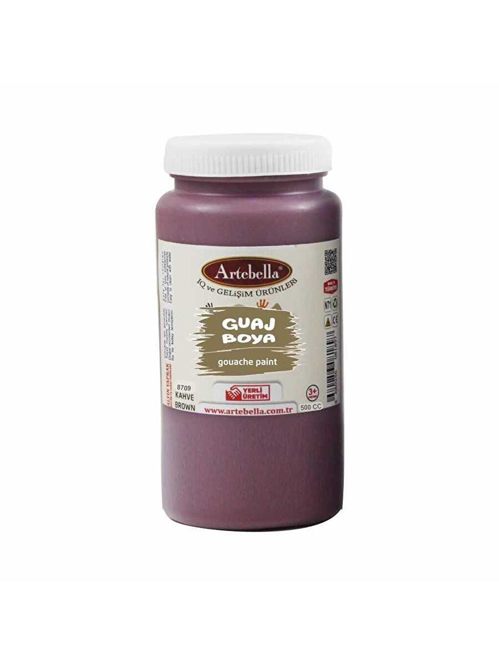 Artebella Guaj Boya Kahverengi 500ml