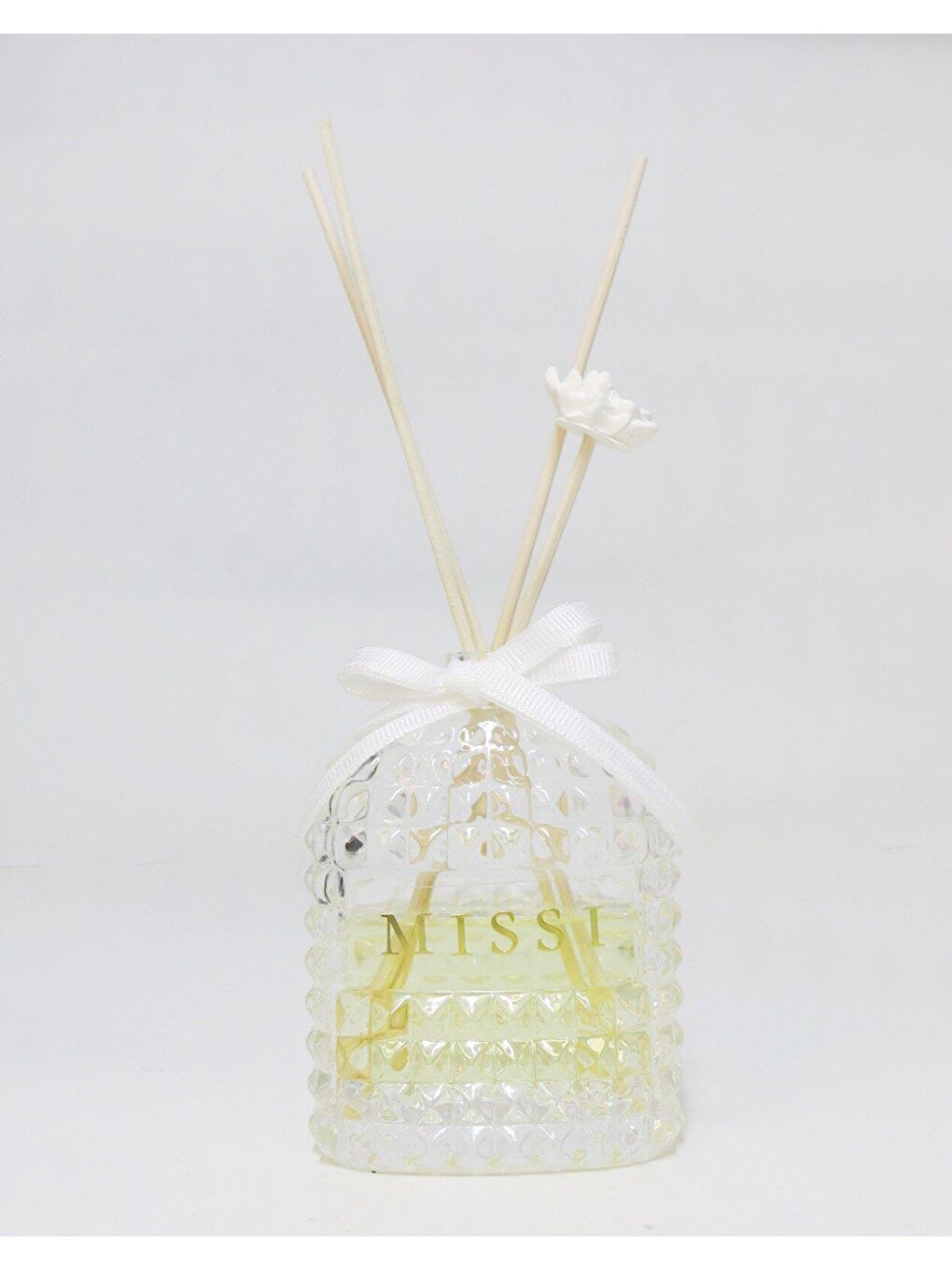 Renksiz 100 cc Oval Kristal Şişe Hanımeli Oda Kokusu