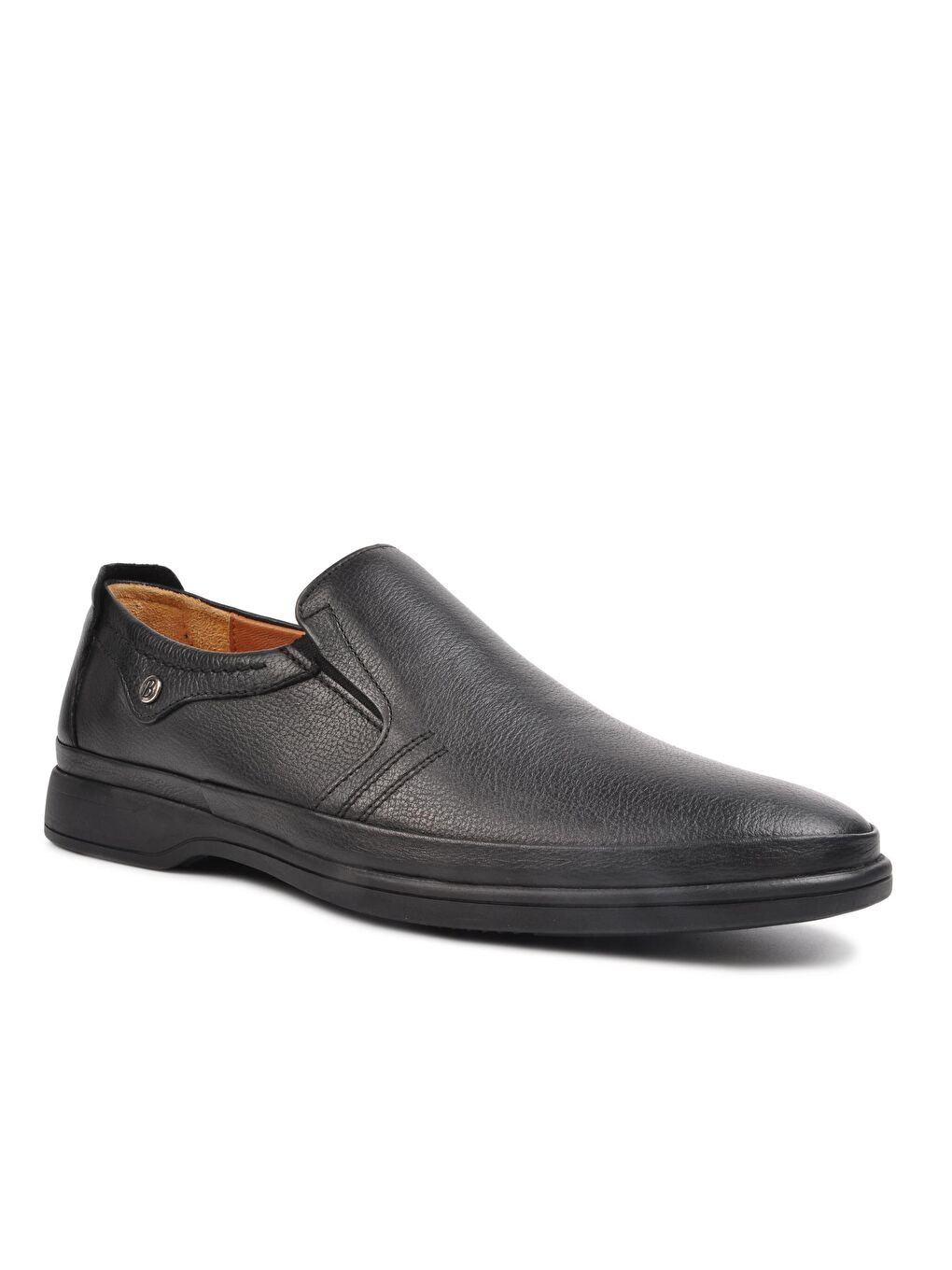 2030-K Siyah Hakiki Deri Erkek Günlük Rahat Ayakkabı-3