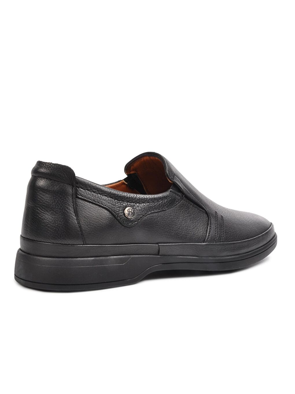 2030-K Siyah Hakiki Deri Erkek Günlük Rahat Ayakkabı-4