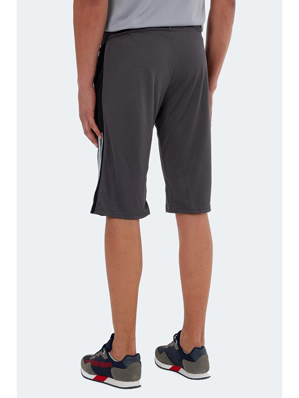 SAKI Erkek Şort Koyu Gri-1