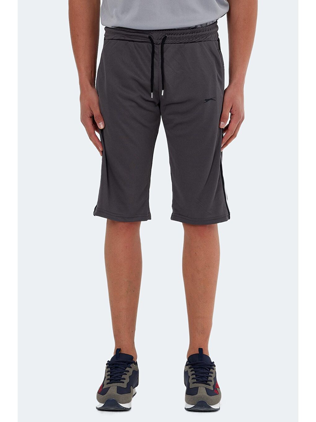 SAKI Erkek Şort Koyu Gri-2