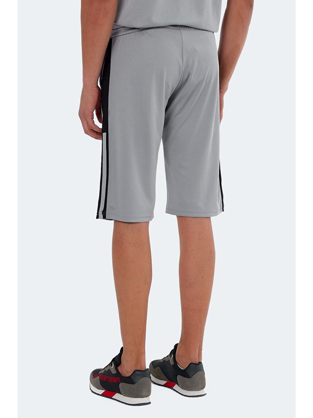 SAKI Erkek Şort Gri-1