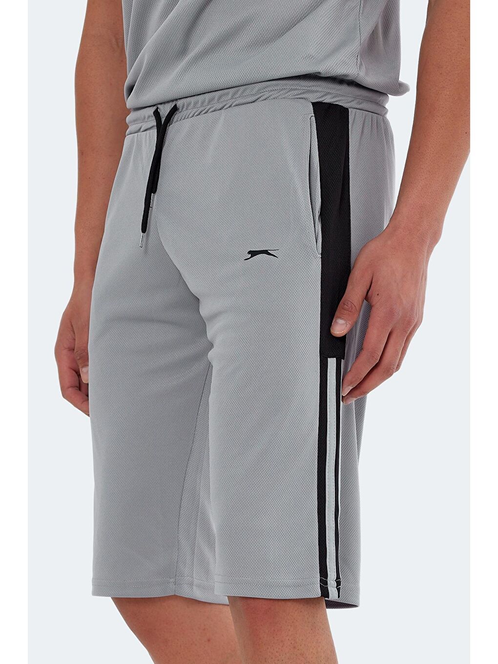 SAKI Erkek Şort Gri-4