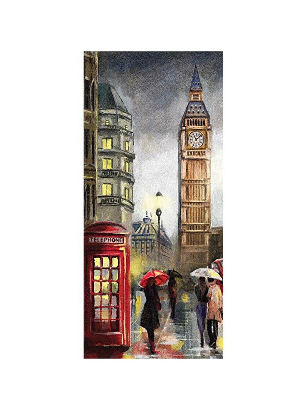 Blue Focus Karışık 128 Parça Puzzle - London