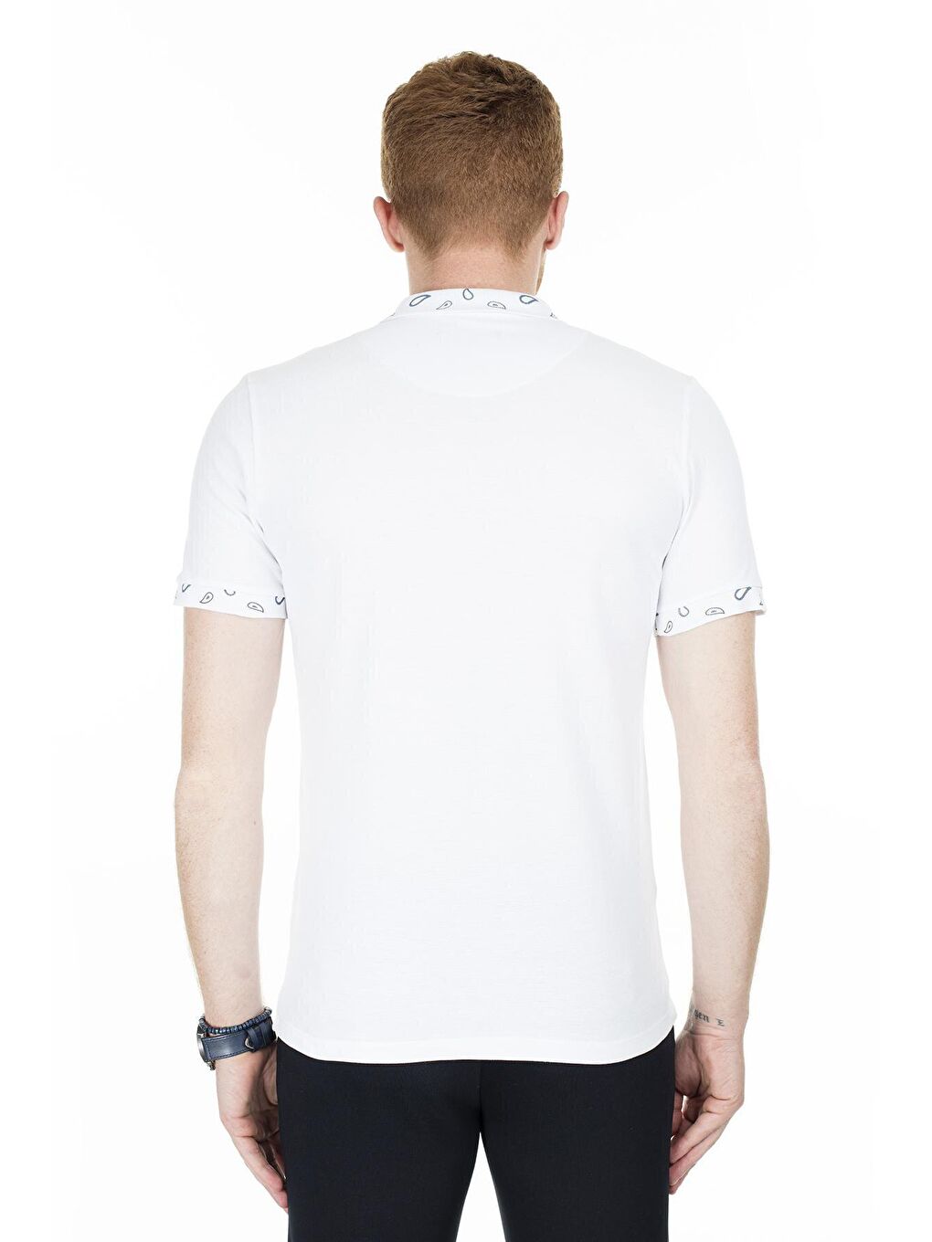 Beyaz Polo Yaka Tişört 4362079-1