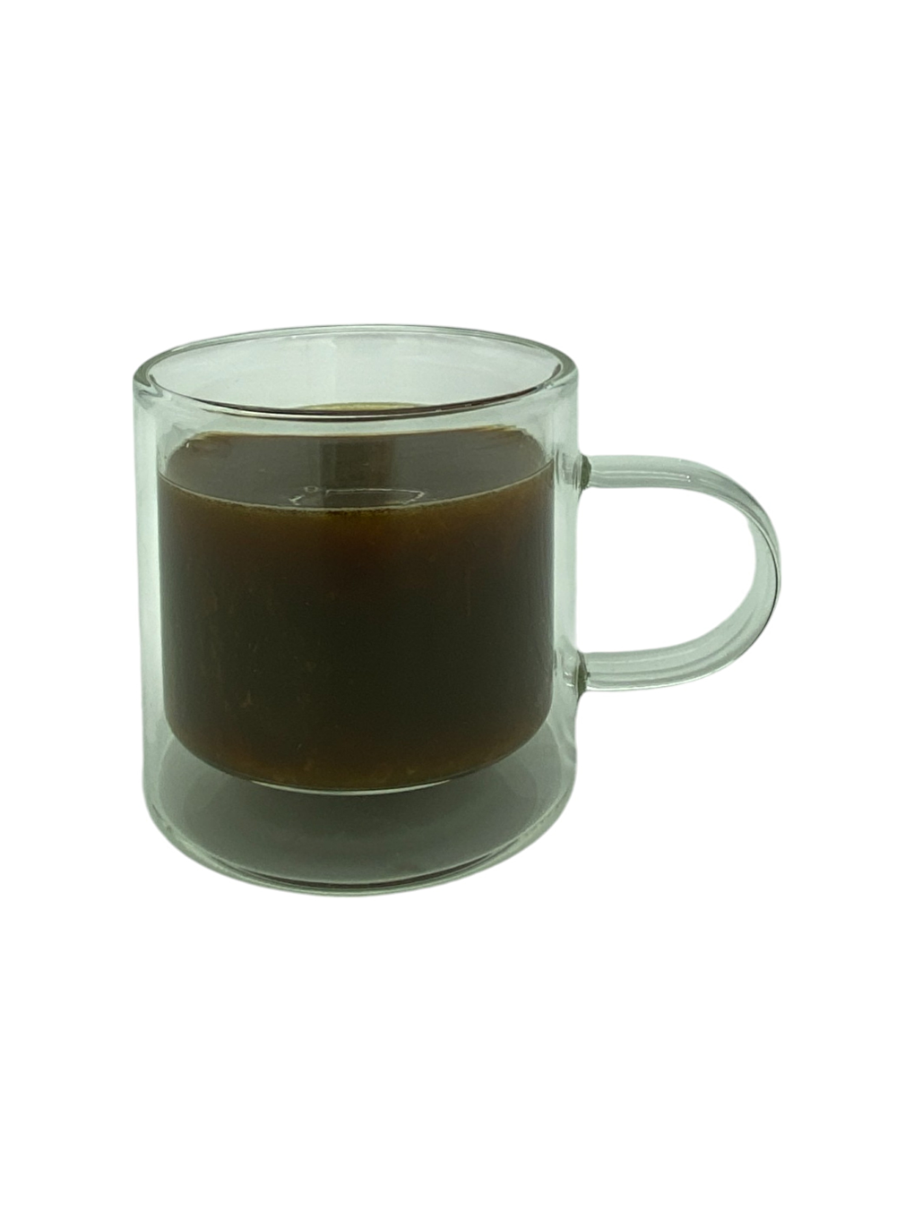 Renksiz Çift Cidarlı Kahve Çay Bardağı Seti 250 ml Cam Kupa Seti 2 Adet 2128-3