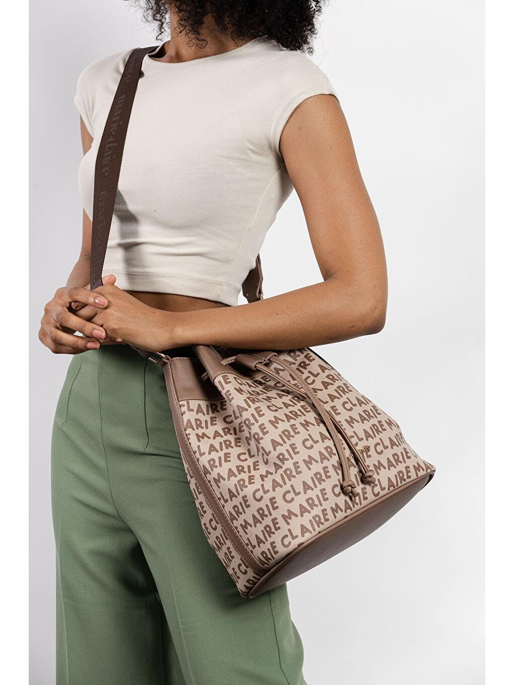 Bej Kadın Omuz Çantası Suzanne MC231101671-4