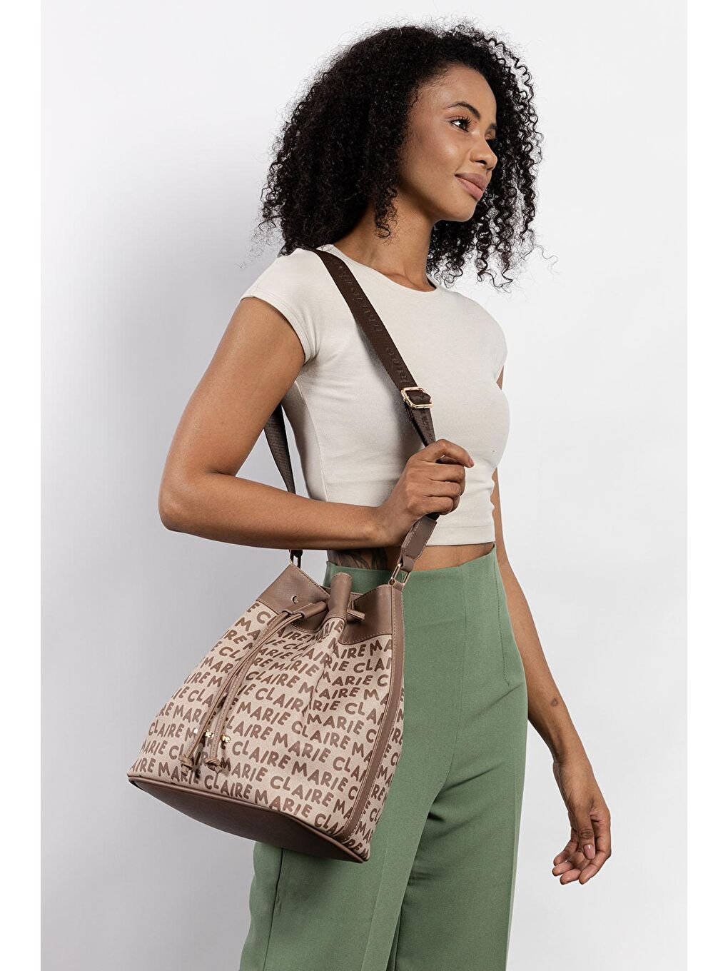 Bej Kadın Omuz Çantası Suzanne MC231101671-8