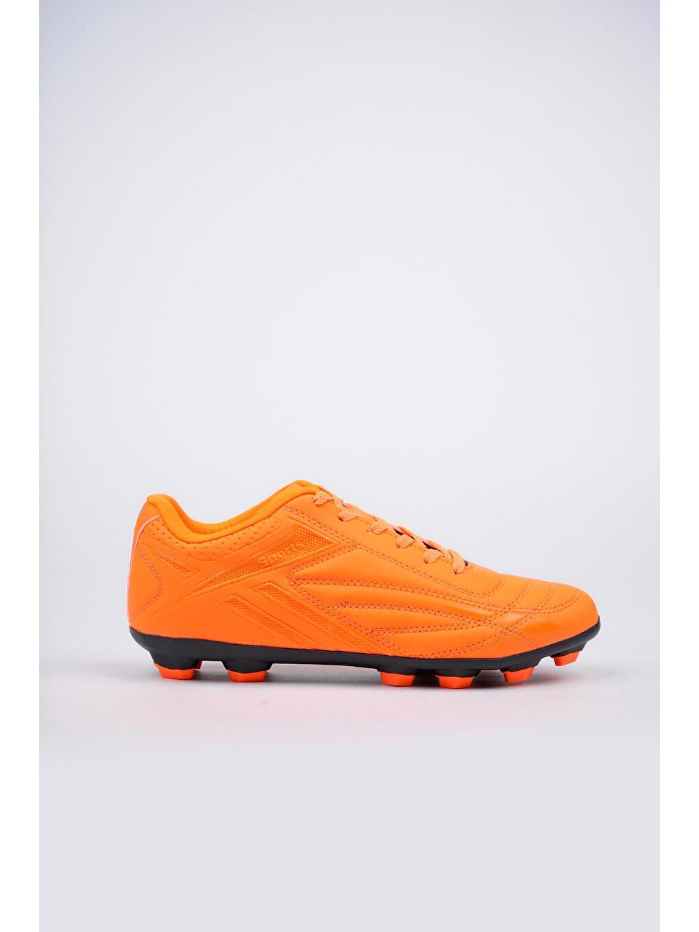 Turuncu CASEMİR Unisex  Krampon Halı Saha Futbol Spor Ayakkabı-5