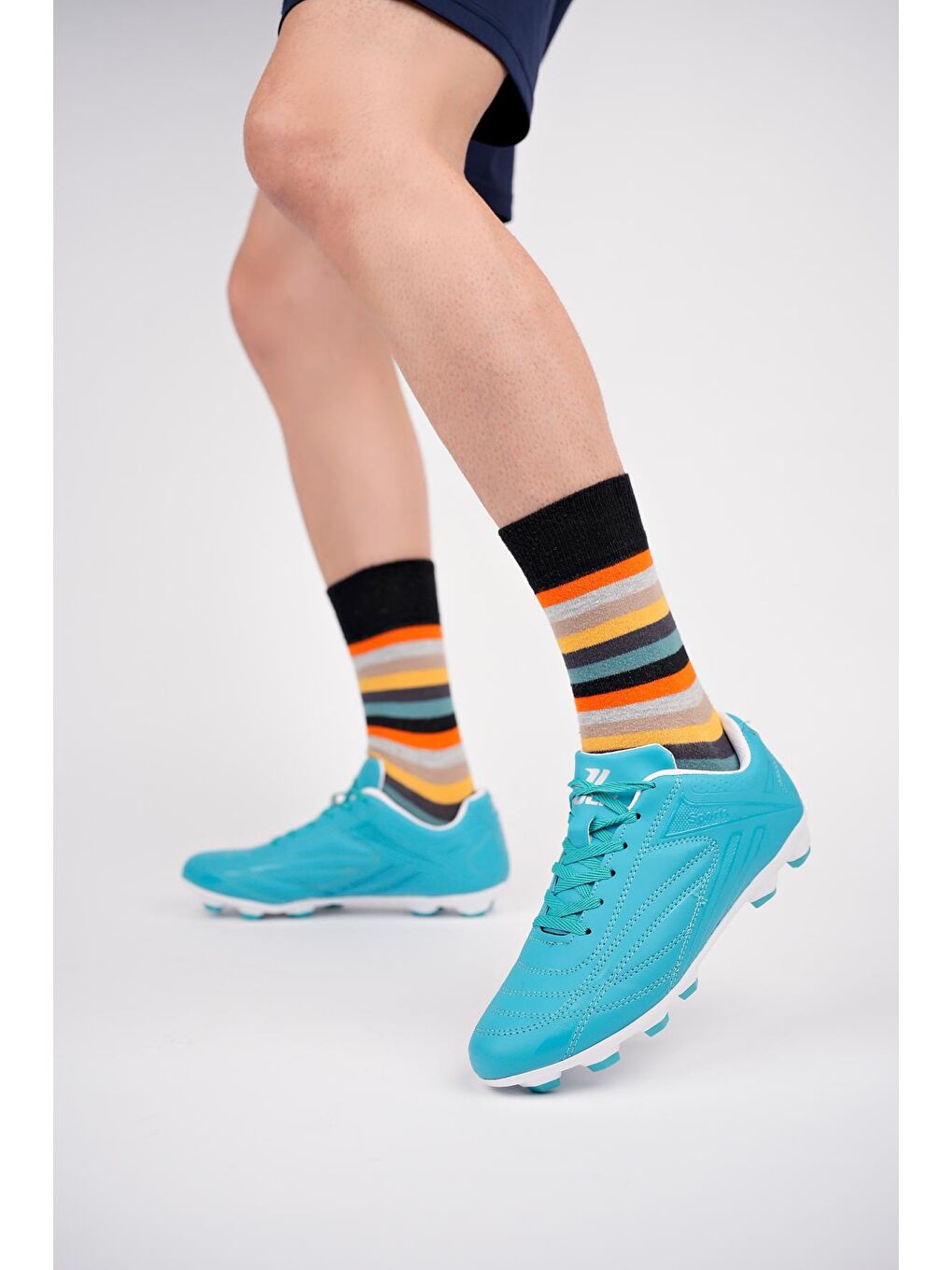 Turkuaz CASEMİR Unisex  Krampon Halı Saha Futbol Spor Ayakkabı