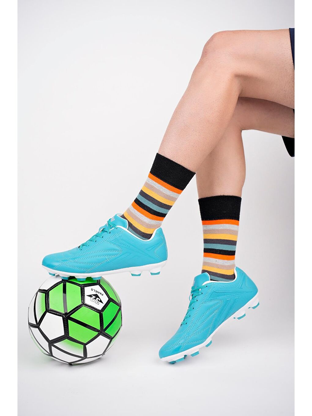 Turkuaz CASEMİR Unisex  Krampon Halı Saha Futbol Spor Ayakkabı-1