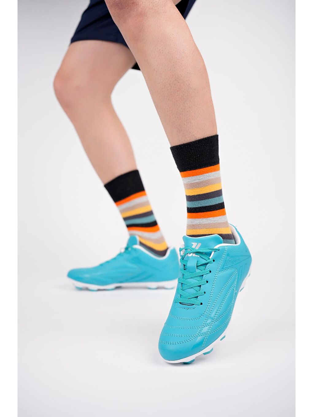 Turkuaz CASEMİR Unisex  Krampon Halı Saha Futbol Spor Ayakkabı-7